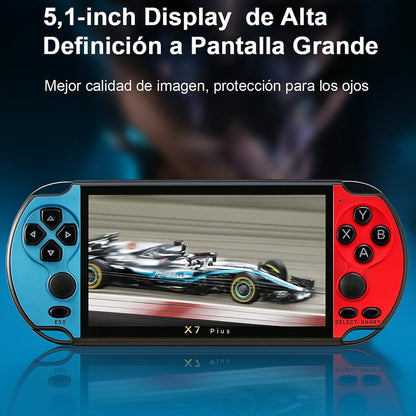 Consola X7 plus-8 simuladores+ Música + Videos + Cámara - 8GB